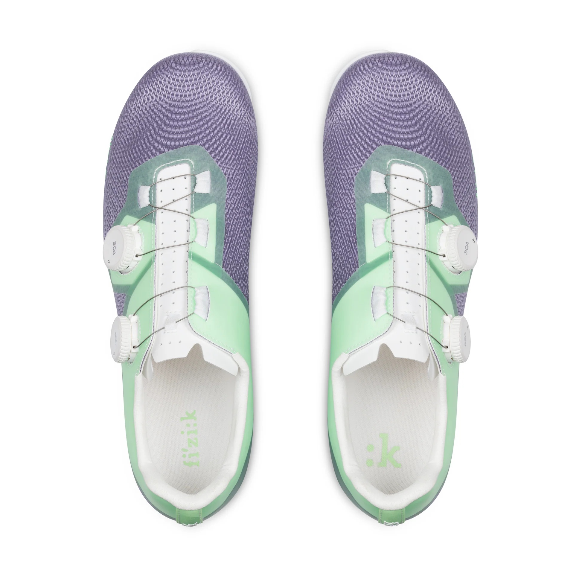 Scarpe Bici da Strada Fizik Lyra - Lavender / Mint Green - immagine 2