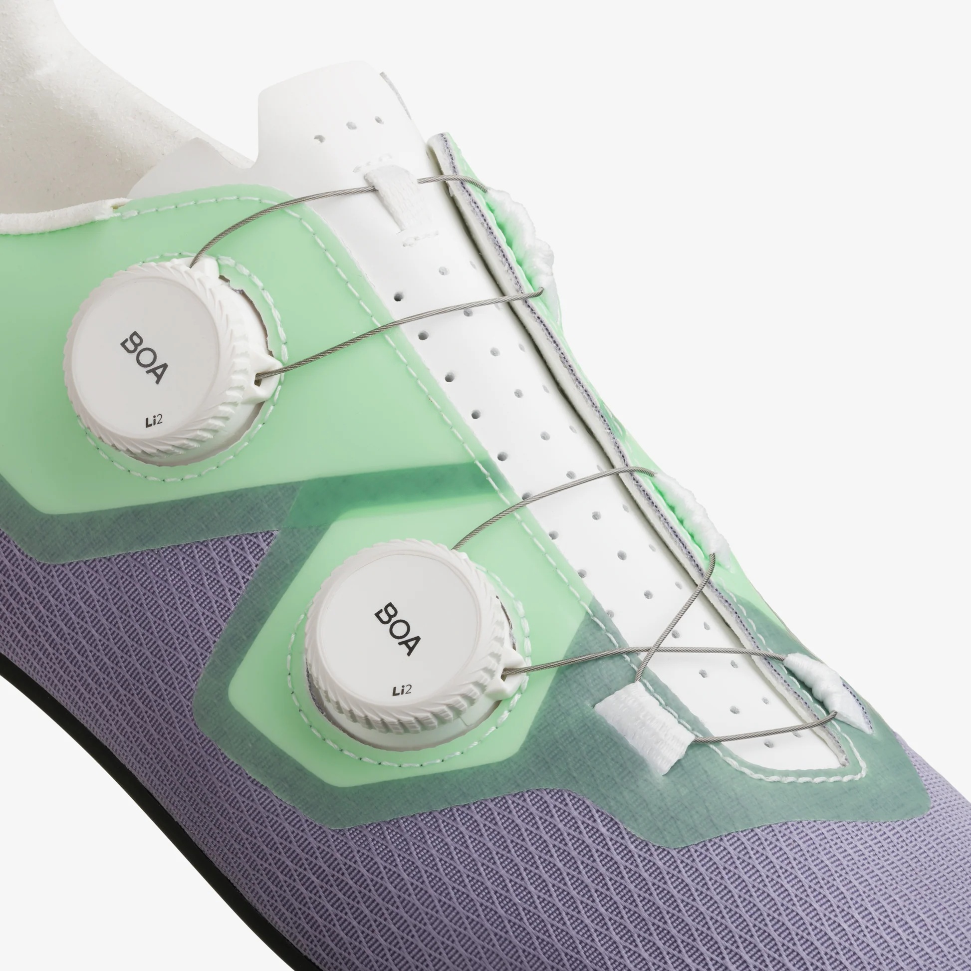Scarpe Bici da Strada Fizik Lyra - Lavender / Mint Green - immagine 4
