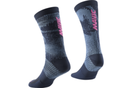 Mavic Essential Graphic Socks – Forest Green-Rose