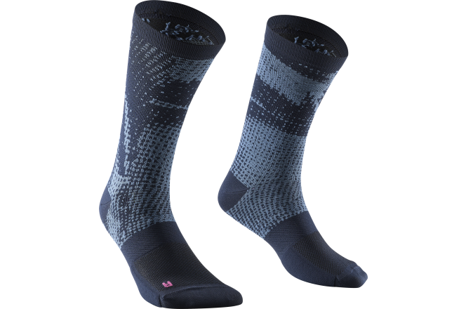 mavic essential graphic socks Blue patterned athletic socks