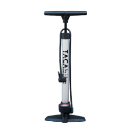 Tacabike Pompa da Pavimento 11 bar | Pompa in acciaio con Manometro