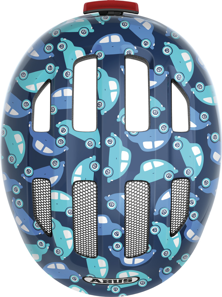 Casco Bici per Bambini Abus Smiley 3.0 LED – Blue Car - immagine 4