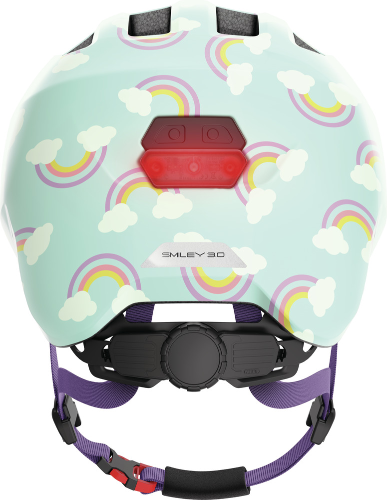 Casco Bici per Bambini Abus Smiley 3.0 LED – Blue Rainbow - immagine 3