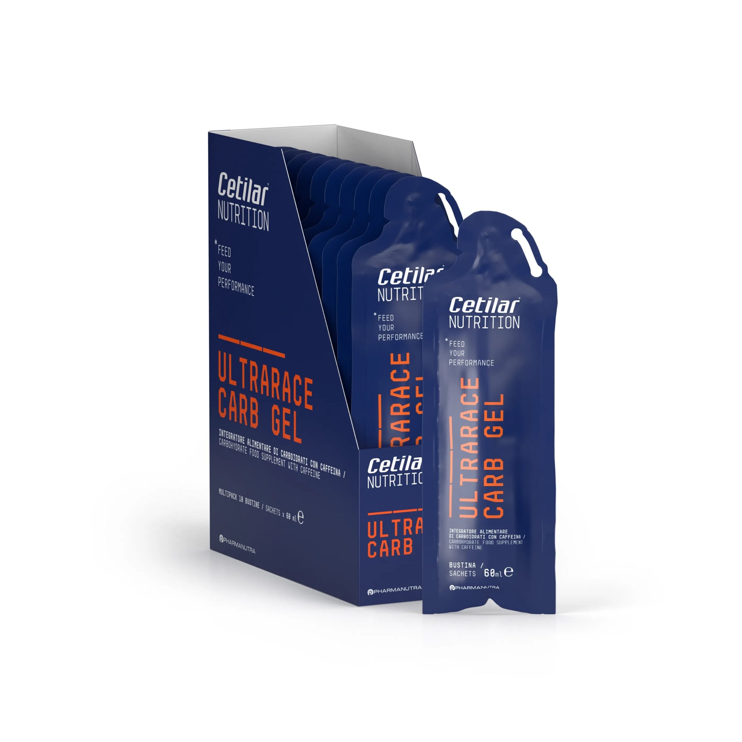 cetilar ultrarace carb gel pack 10 buste