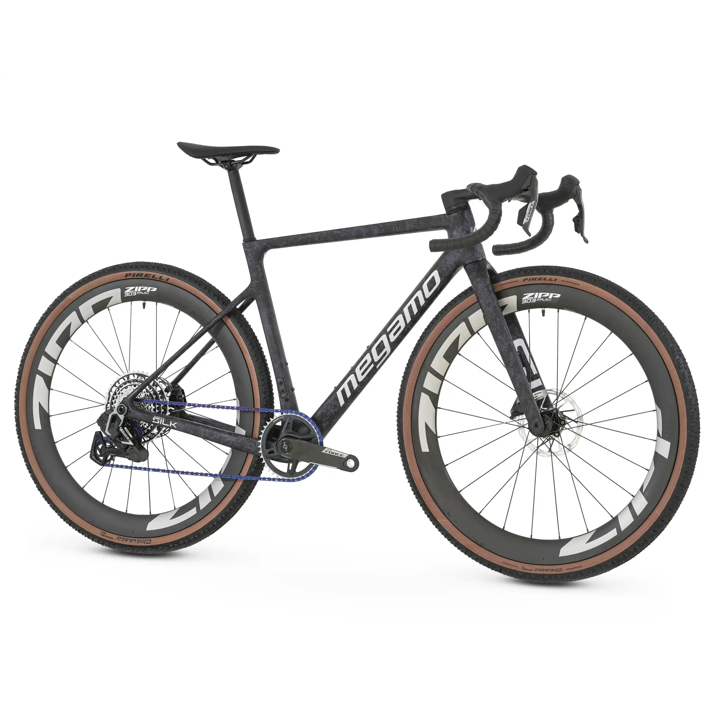 Megamo Silk 01 SLR SRAM Force XPLR AXS 1x13 (2026) - Jade Black - immagine 2