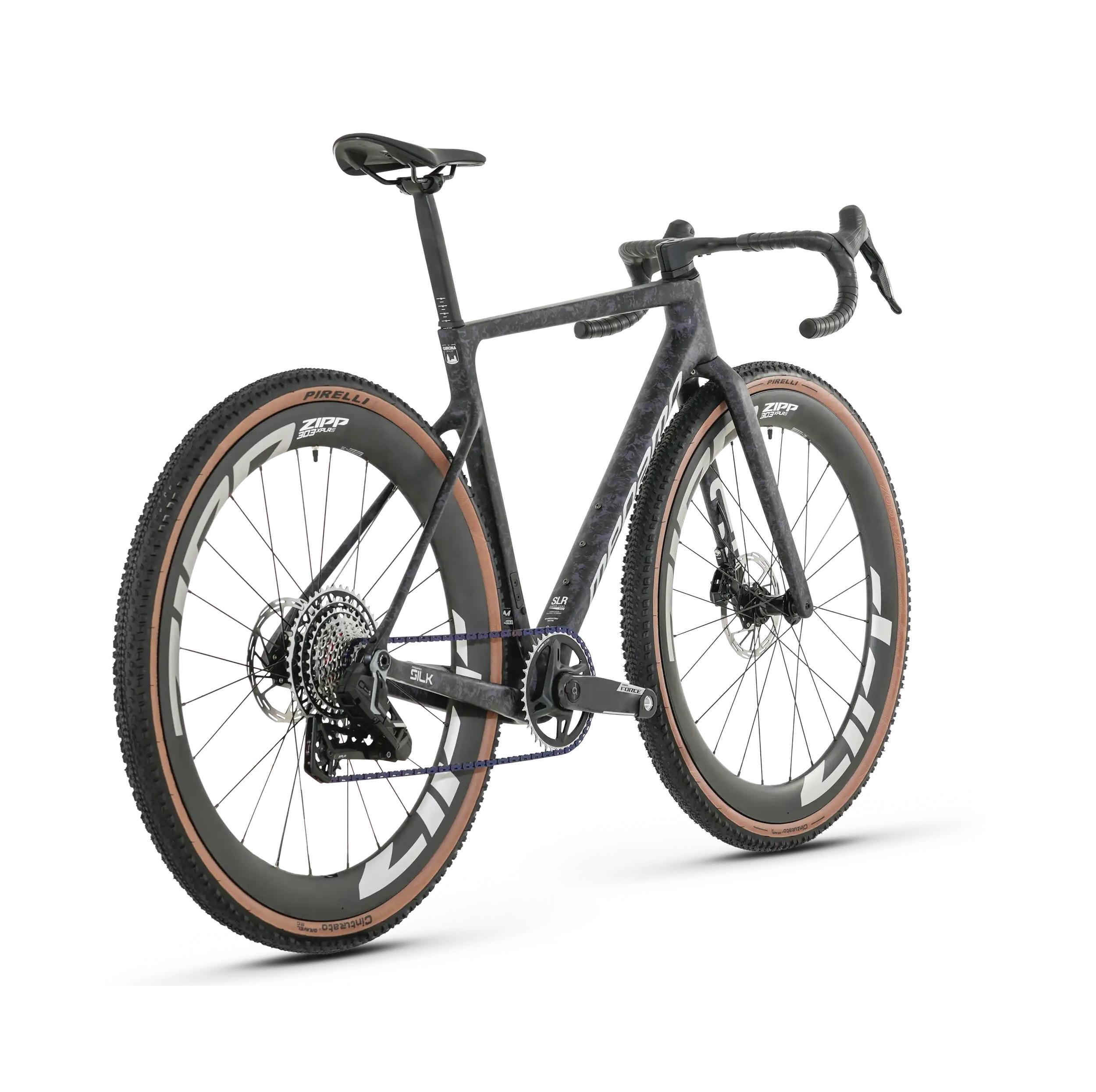 Megamo Silk 01 SLR SRAM Force XPLR AXS 1x13 (2026) - Jade Black - immagine 3