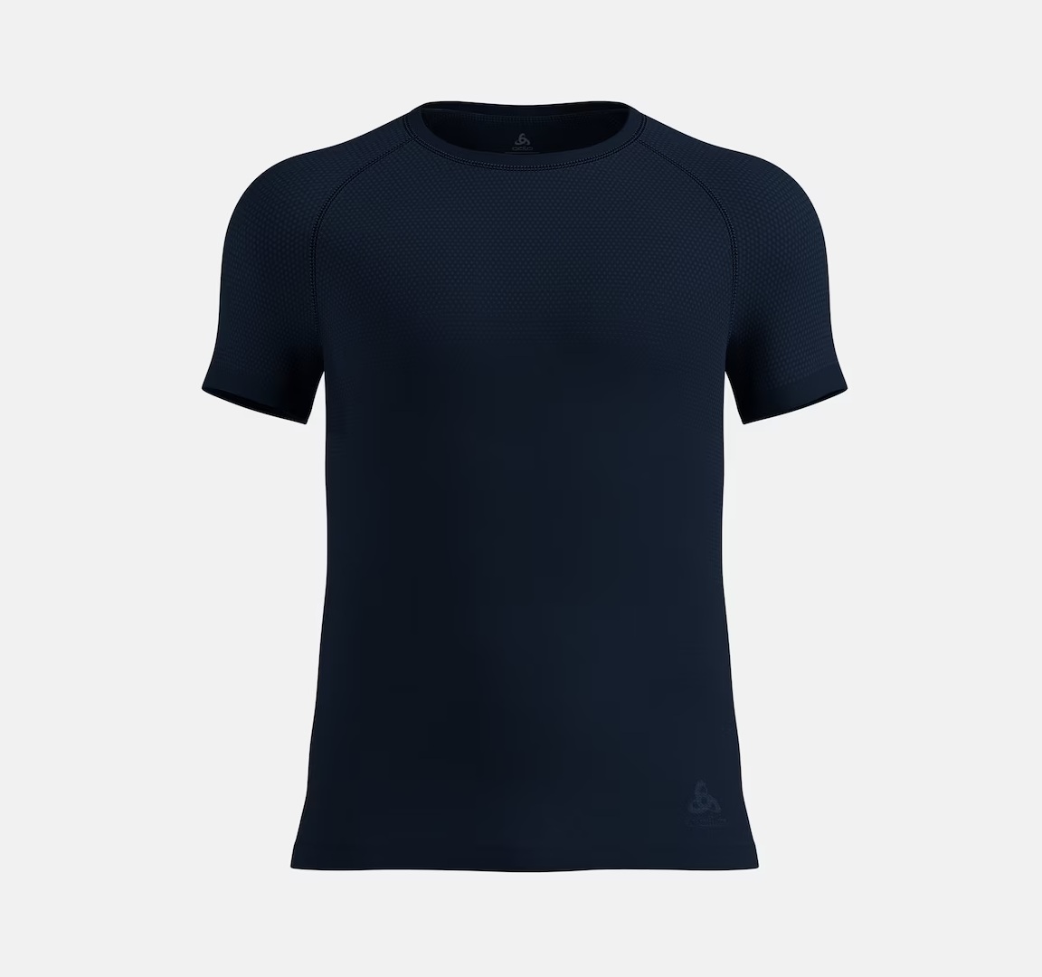 Dark blue short-sleeve athletic shirt baselayer odlo performance x-light