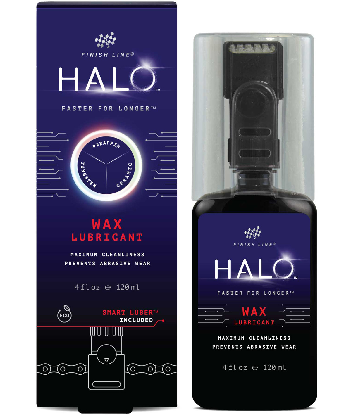 Lubrificante a Cera Finish Line HALO WAX 120ml (Con Applicatore Smart Luber)