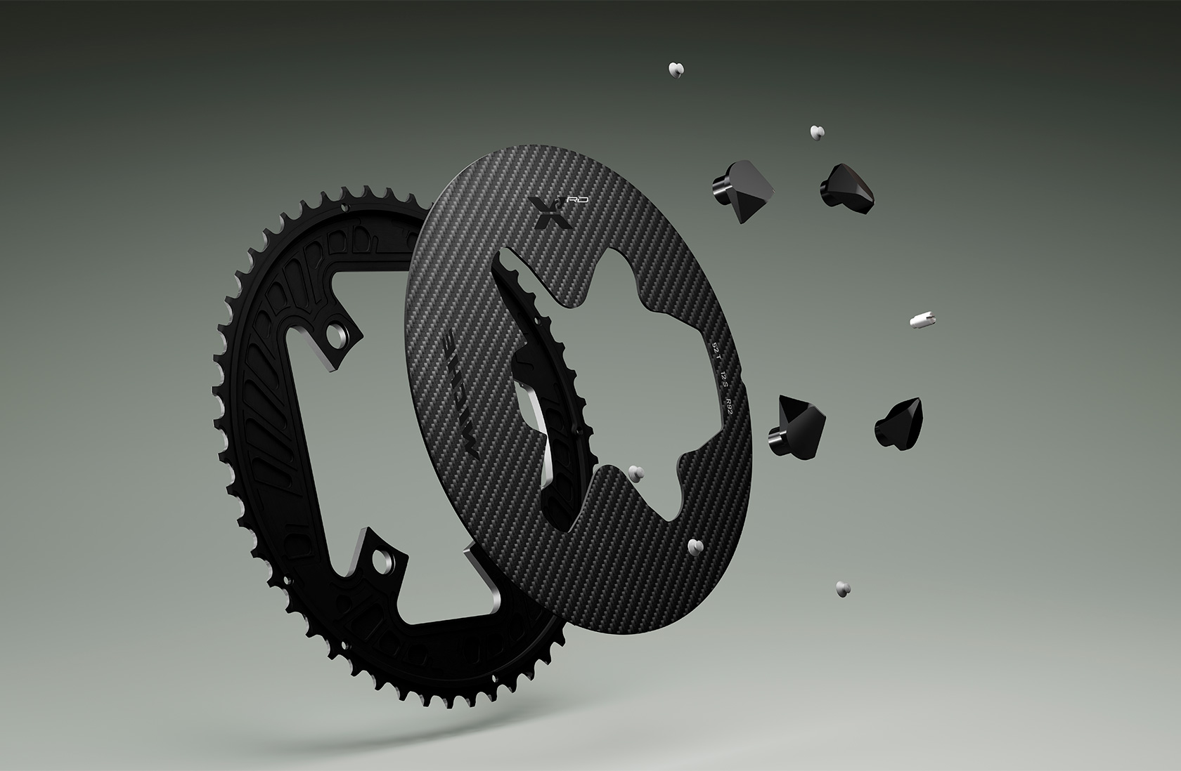 Corona Esterna Miche X2 RD R92 12V per Shimano Dura-Ace R9200P - immagine 3