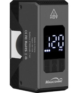 Minipompa Elettrica Magicshine Airro con Manometro Digitale (120 PSI)